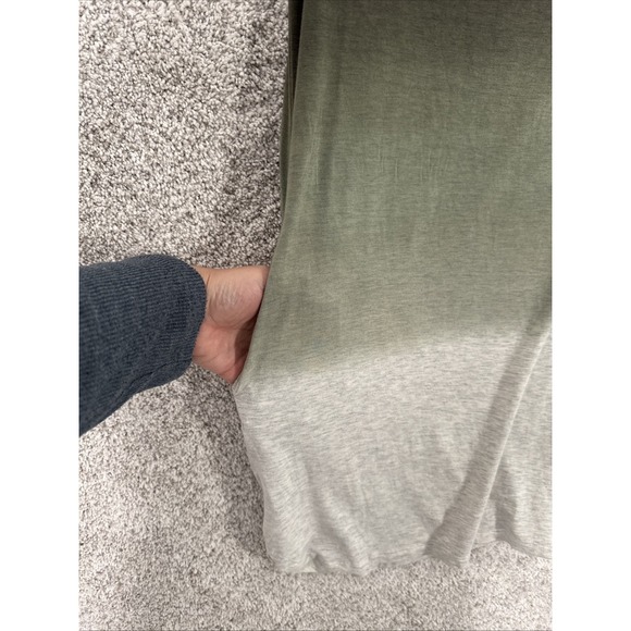 Marina‎ Luna Green & Gray Tie Dye Dress/Beach Coverup W/Pockets - Large - Picture 2 of 9